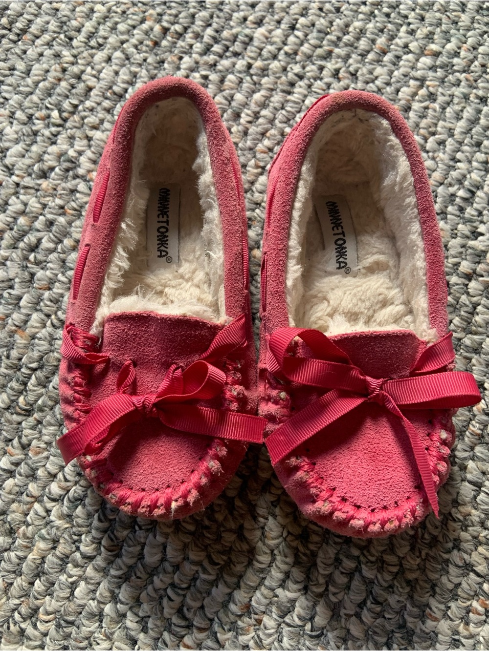 Minnetonka Kids Moccasin Slippers